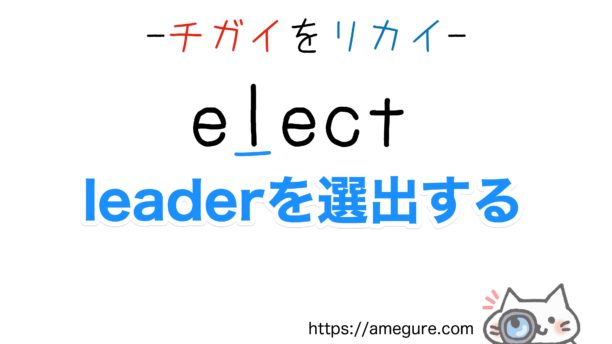 elect-erect違い