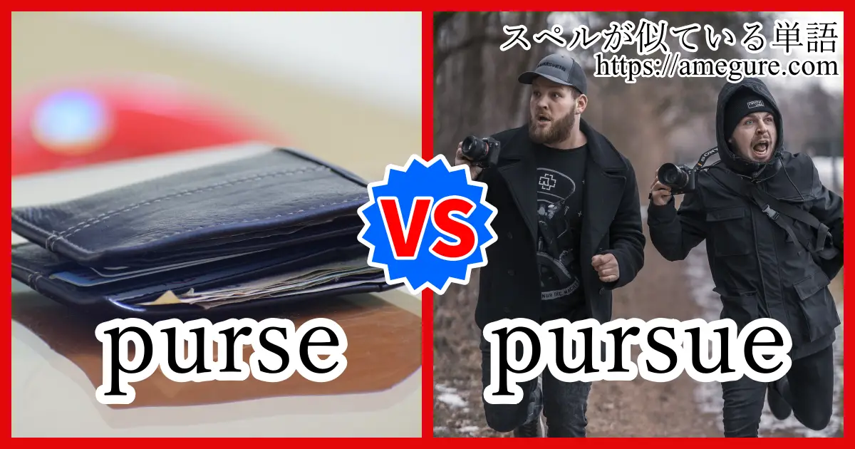purse pursue